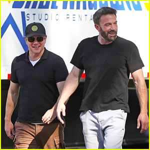 Ben Affleck & Matt Damon Spotted During a Break From Filming 'Nike' Movie