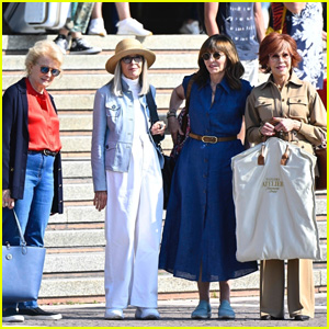 Jane Fonda, Diane Keaton, Candice Bergen & Mary Steenburgen Continue Filming 'Book Club 2' in Italy