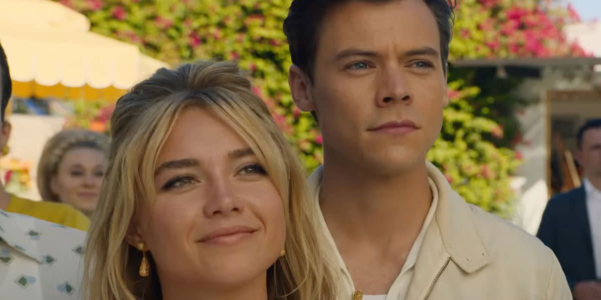 Florence Pugh & Harry Styles Are Stuck in Idyllic Utopia in Second ‘Don
