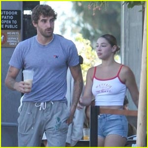Madelyn Cline & Jackson Guthy Meet Up with Friends for Lunch in Malibu