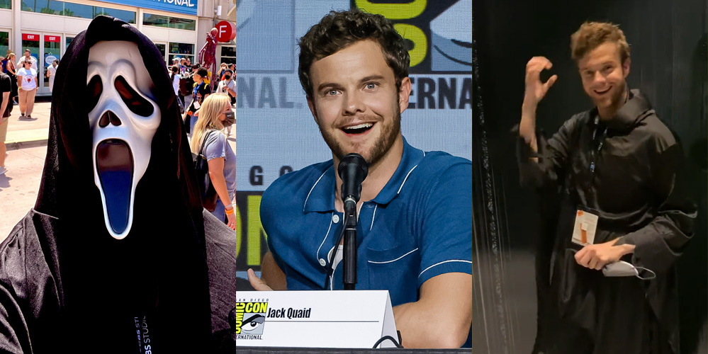 ‘Scream’ Star Jack Quaid Walked Around Comic-Con in a Ghostface Costume