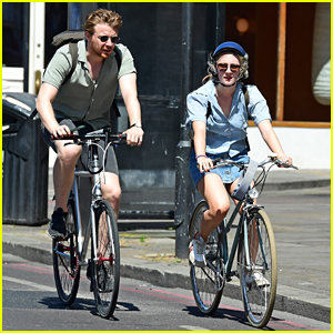 Saoirse Ronan Bikes Around London With Boyfriend Jack Lowden