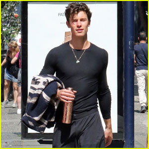 Shawn Mendes Goes Sporty for Breakfast in Vancouver