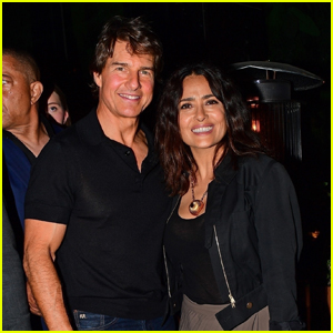 Tom Cruise & Salma Hayek Grab Dinner Together in London