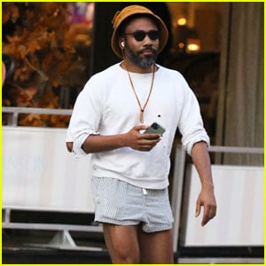 Donald Glover Embraces His Love for Short-Shorts for Day Out in NYC