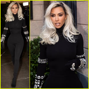 Kim Kardashian Turns Sidewalk Into Her Runway at Dolce&Gabbana's Milan Offices