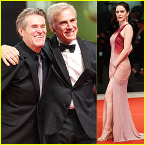 Willem Dafoe & Christoph Waltz Were Having The Best Time at the 'Dead For A Dollar' Premiere in Venice