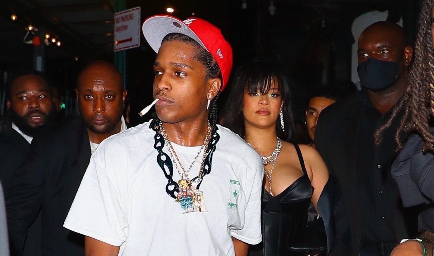 Rihanna Supports AAP Rocky at His Mercer & Prince Event in NYC ASAP(00)