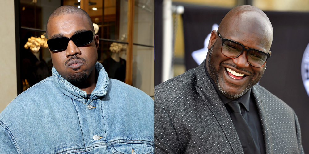 Shaquille O’Neal Uses Kanye West’s Lyrics Against Him in Twitter Feud