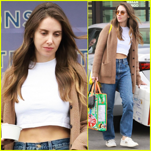 Alison Brie Spends the Afternoon Grocery Shopping in Los Feliz