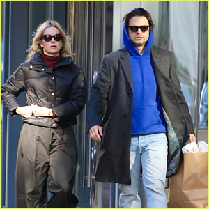 Sebastian Stan & Girlfriend Annabelle Wallis Go Lowkey While Christmas Shopping