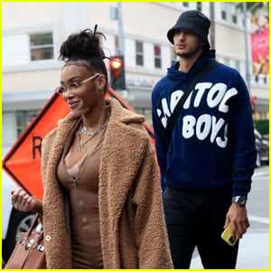 Winnie Harlow & Boyfriend Kyle Kuzma Step Out for Lunch Date in Beverly Hills