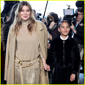 Ellen Pompeo Attends Michael Kors Fashion Show with Daughter Sienna!