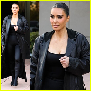 Kim Kardashian Shows Off Her Fit Style While Arriving For A Youth Basketball Game in LA