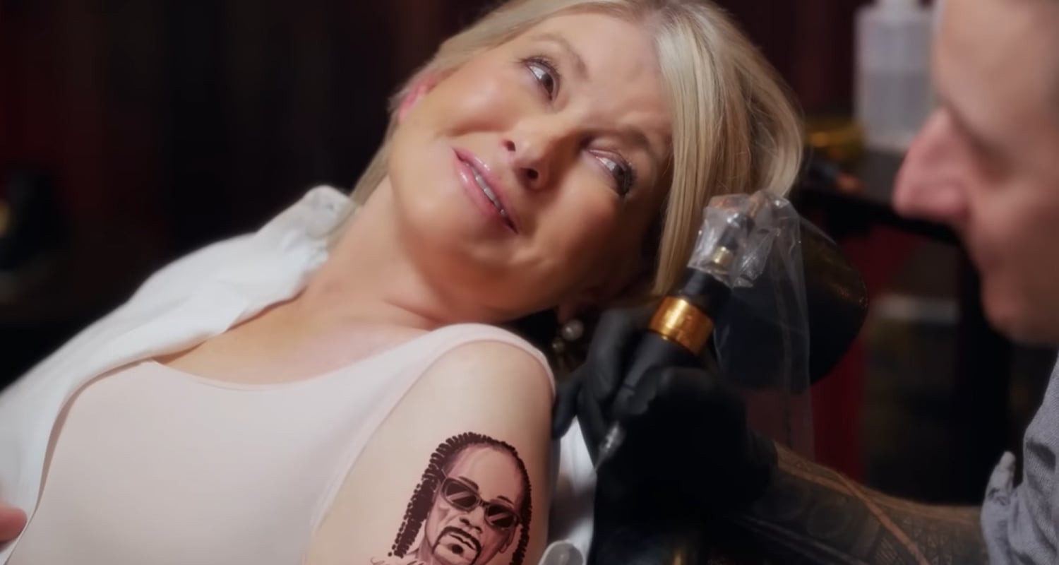 Martha Stewart Gets Tattoo of Snoop Dogg in Skechers Super Bowl 2023 Commercial – Watch Now!