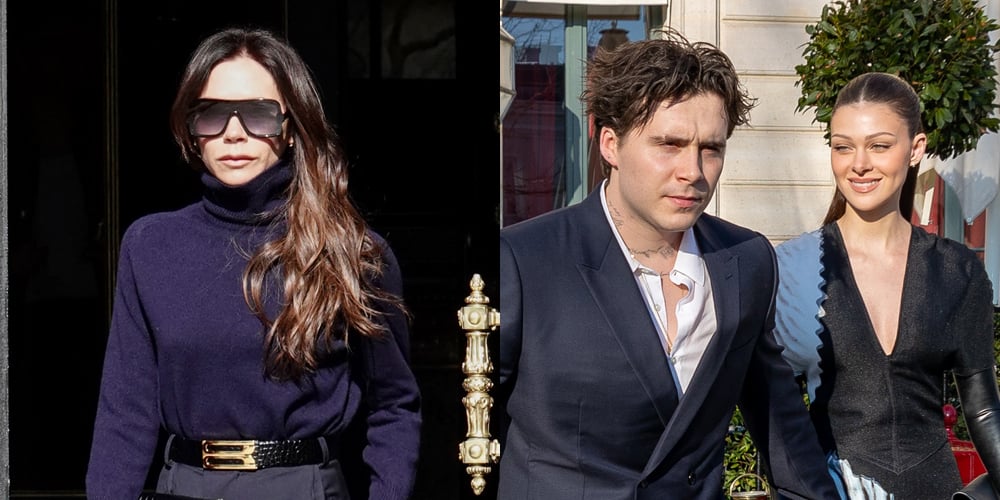Victoria Beckham Gets Son Brooklyn & Daughter-in-Law Nicola Peltz’s Support at Paris Fashion Show