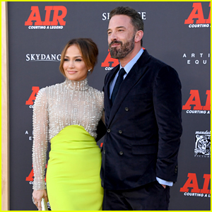 Jennifer Lopez Joins Husband Ben Affleck at 'AIR' Red Carpet Premiere in L.A. (Photos)