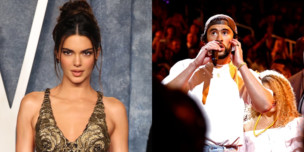 Kendall Jenner & Bad Bunny Spend the Night Out Together With Friends