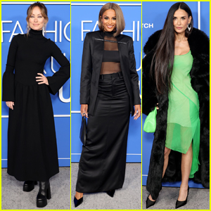 Olivia Wilde, Ciara, & Demi Moore Step Out in Style for Fashion Trust US Awards 2023