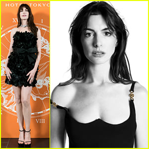 Anne Hathaway Stars in New Versace Campaign, Travels to Tokyo for Bulgari Event