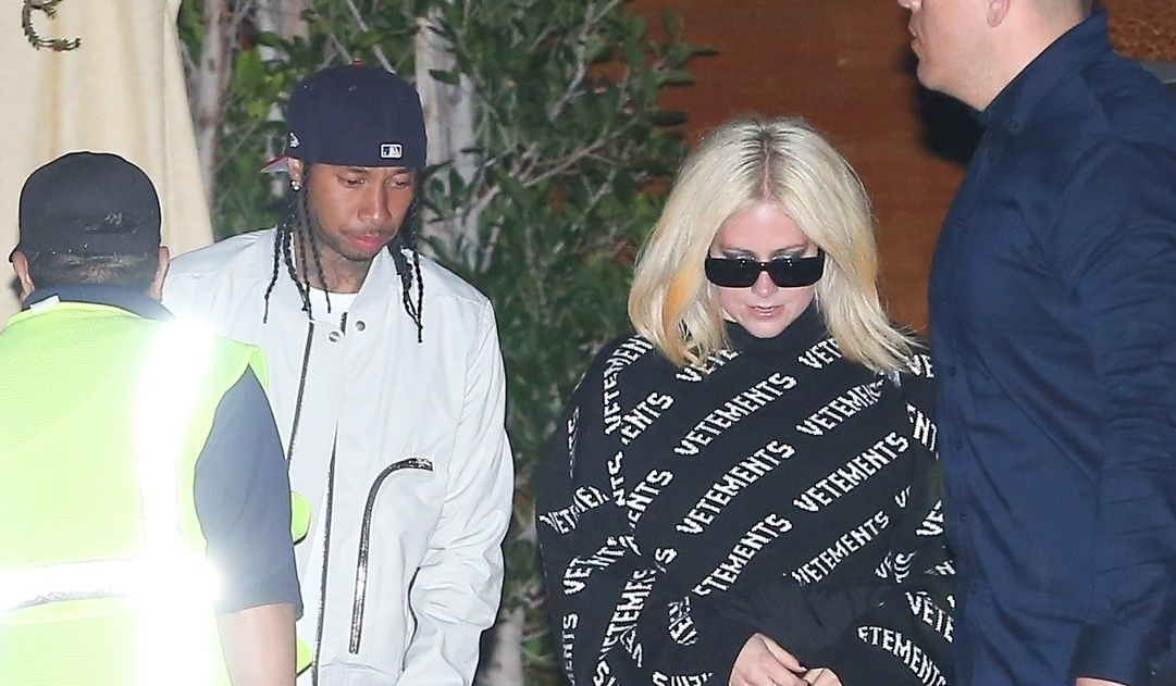 Avril Lavigne & Tyga Spotted Wrapping Up a Romantic Weekend with Dinner