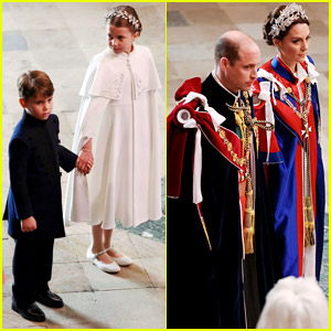 Prince William & Princess Catherine Arrive at Coronation with Princess Charlotte & Prince Louis, Prince George Is Separate Due to His Coronation Role!