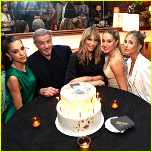 Sylvester Stallone & His Three Daughters Step Out For 'The Family Stallone' Premiere!