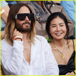 Jared Leto Attends French Open 2023 with a Friend in Paris
