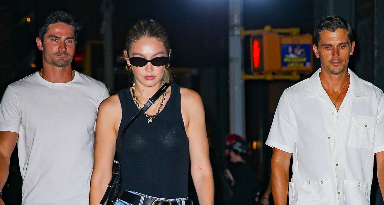 Gigi Hadid Steps Out for Dinner in NYC with Antoni Porowski & Fiancé