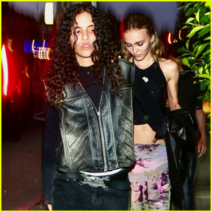 Lily-Rose Depp Keeps Close to Girlfriend 070 Shake on Date Night in Santa Monica