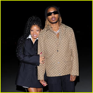Halle Bailey Looks So In Love with Boyfriend DDG at Gucci Fashion Show in Milan