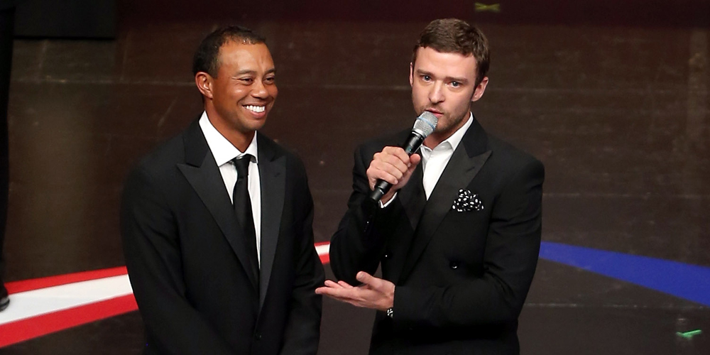 Justin Timberlake & Tiger Woods Join Forces to Launch New Sports Venue(00)