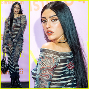 Lourdes Leon Wears Another Extremely Sheer Outfit, This Time for Fashion Night Out in Spain
