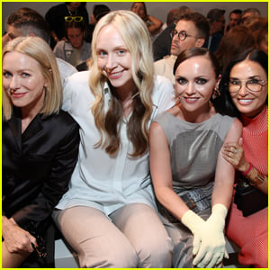 Naomi Watts Sits Front Row with Gwendoline Christie, Christina Ricci, & Demi Moore at Fendi Show in Milan