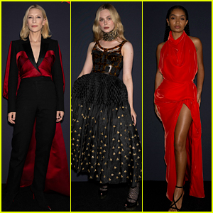 Cate Blanchett, Elle Fanning, Yara Shahidi, & More Bring Star Power to Alexander McQueen's Paris Show