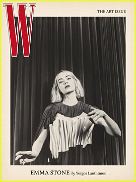Emma Stone Poses for 'W' Magazine Cover Story Shot by 'Poor Things' Director Yorgos Lanthimos!