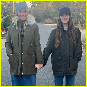 Gwyneth Paltrow & Dakota Johnson Hold Hands in Cute Photo