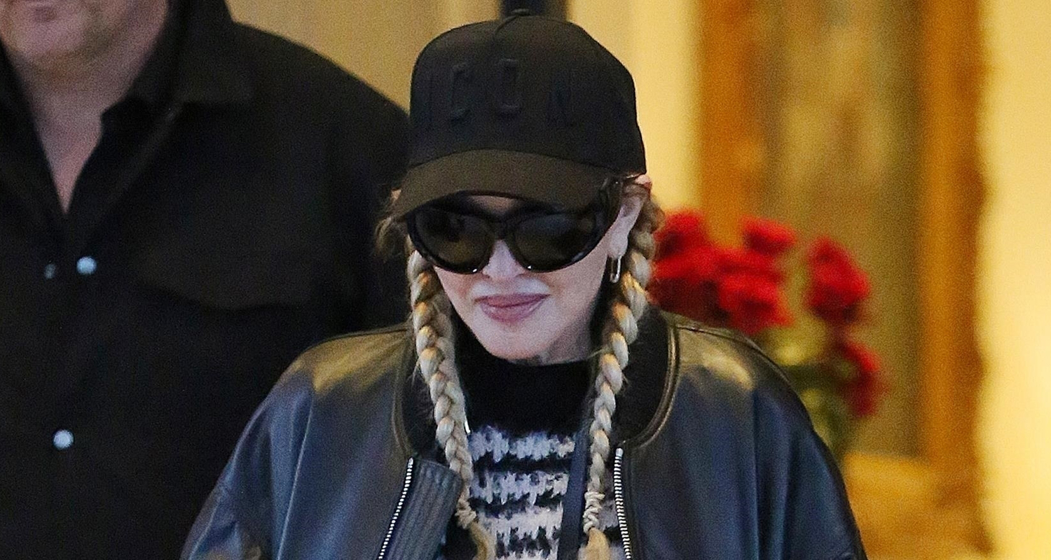 Madonna Steps Out in Milan Ahead of Next ‘Celebration Tour’ Show