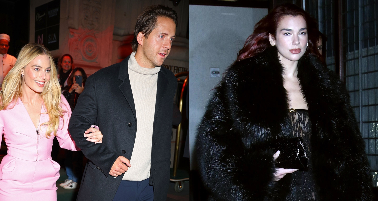 Margot Robbie Goes Pretty in Pink for ‘Barbie’ Screening with Husband Tom Ackerley & Dua Lipa