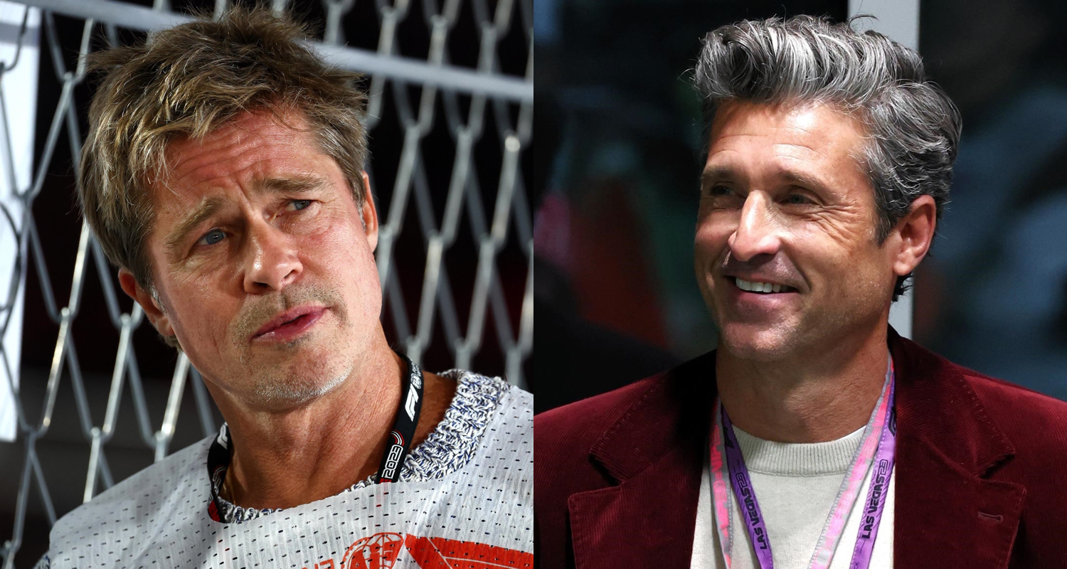 Brad Pitt, Patrick Dempsey, & More Stars Attend Las Vegas Grand Prix