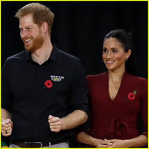 Prince Harry Does a Celebration Dance Alongside Meghan Markle at NHL Game (& They Sat Alongside a Special Person in Their Relationship!)