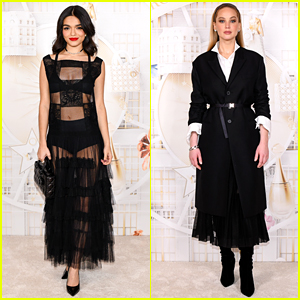 Rachel Zegler Joins Jennifer Lawrence & More at Saks Fifth Avenue Holiday Window Unveiling With Dior