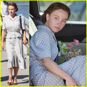 Sydney Sweeney Looks So Different as a Brunette While Filming New Movie 'Eden'