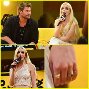 Anya Taylor-Joy Flashes Her Wedding Ring, Premieres 'Mad Max' Trailer With Chris Hemsworth at CCXP 2023