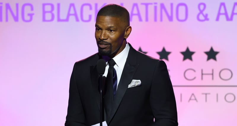 Jamie Foxx Gives Emotional Speech in First Appearance Since Medical Emergency