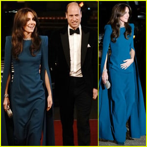 Kate Middleton & Prince William Mingle With Celebs & Other Royals at Royal Variety Performance