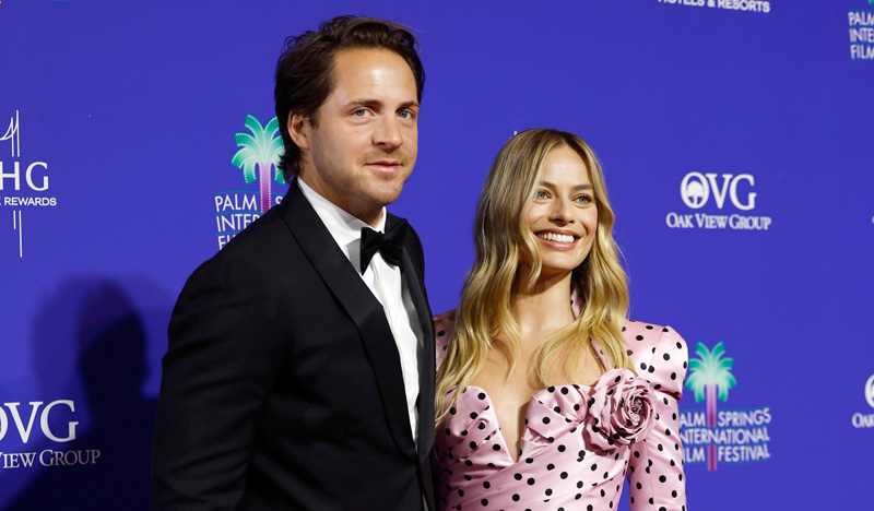 Margot Robbie Channels ‘Barbie’ Again for Date Night with Husband Tom Ackerley at Palm Springs Film Festival Awards