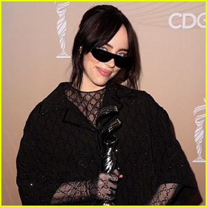 Billie Eilish Honored as a Fashion Visionary at Costume Designers Guild Awards - Watch Her Acceptance Speech!