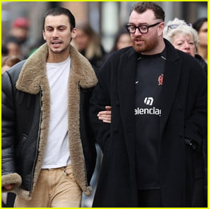 Sam Smith & Boyfriend Christian Cowan Stroll Arm-in-Arm Around NYC Ahead of Fashion Show