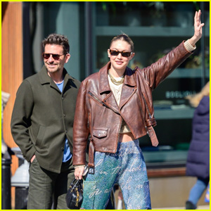 Bradley Cooper &amp; Gigi Hadid Grab Breakfast &amp; Take a Cab Together in NYC